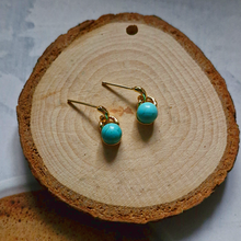 Turquoise Ball Stud Earrings