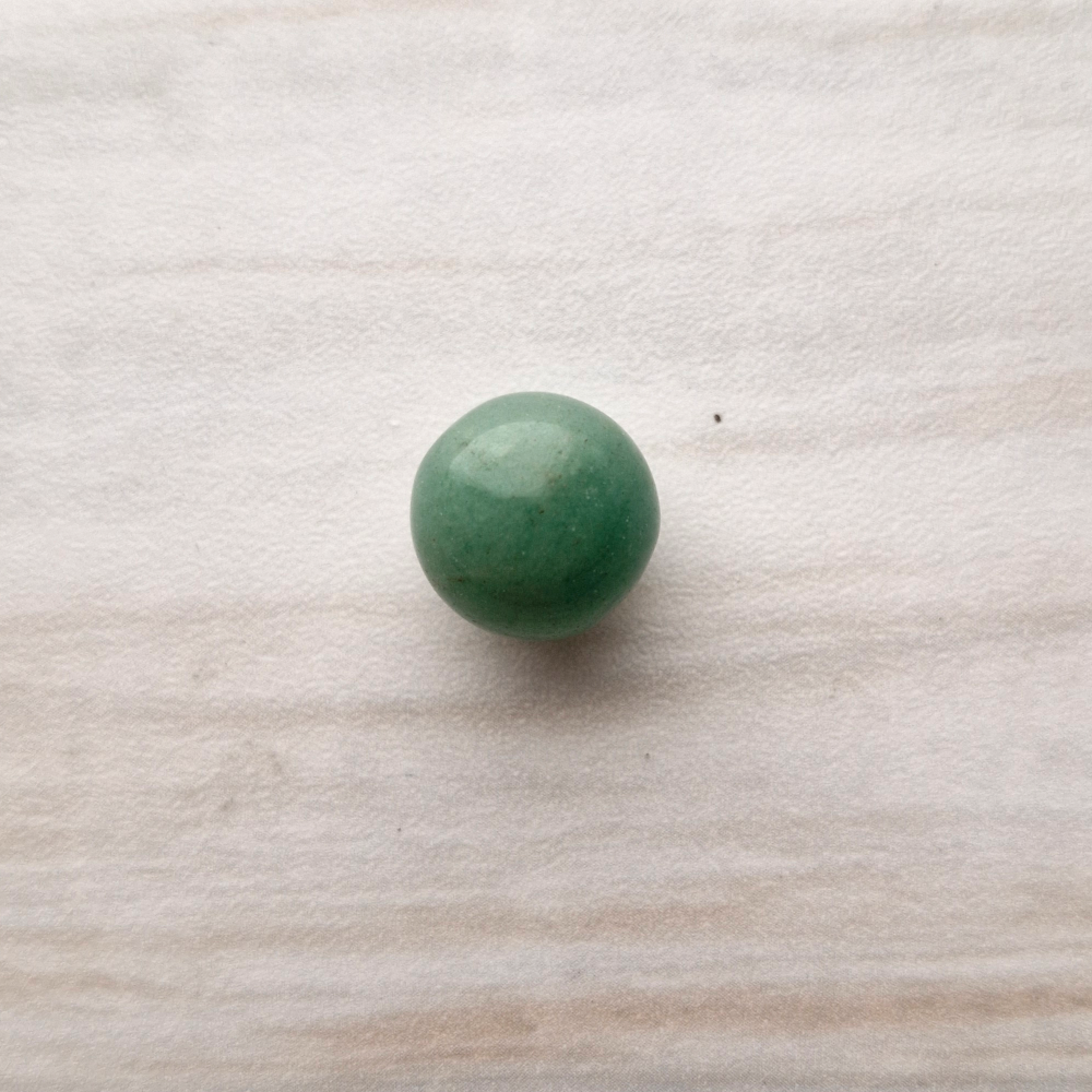 Unset Green Jade Ball