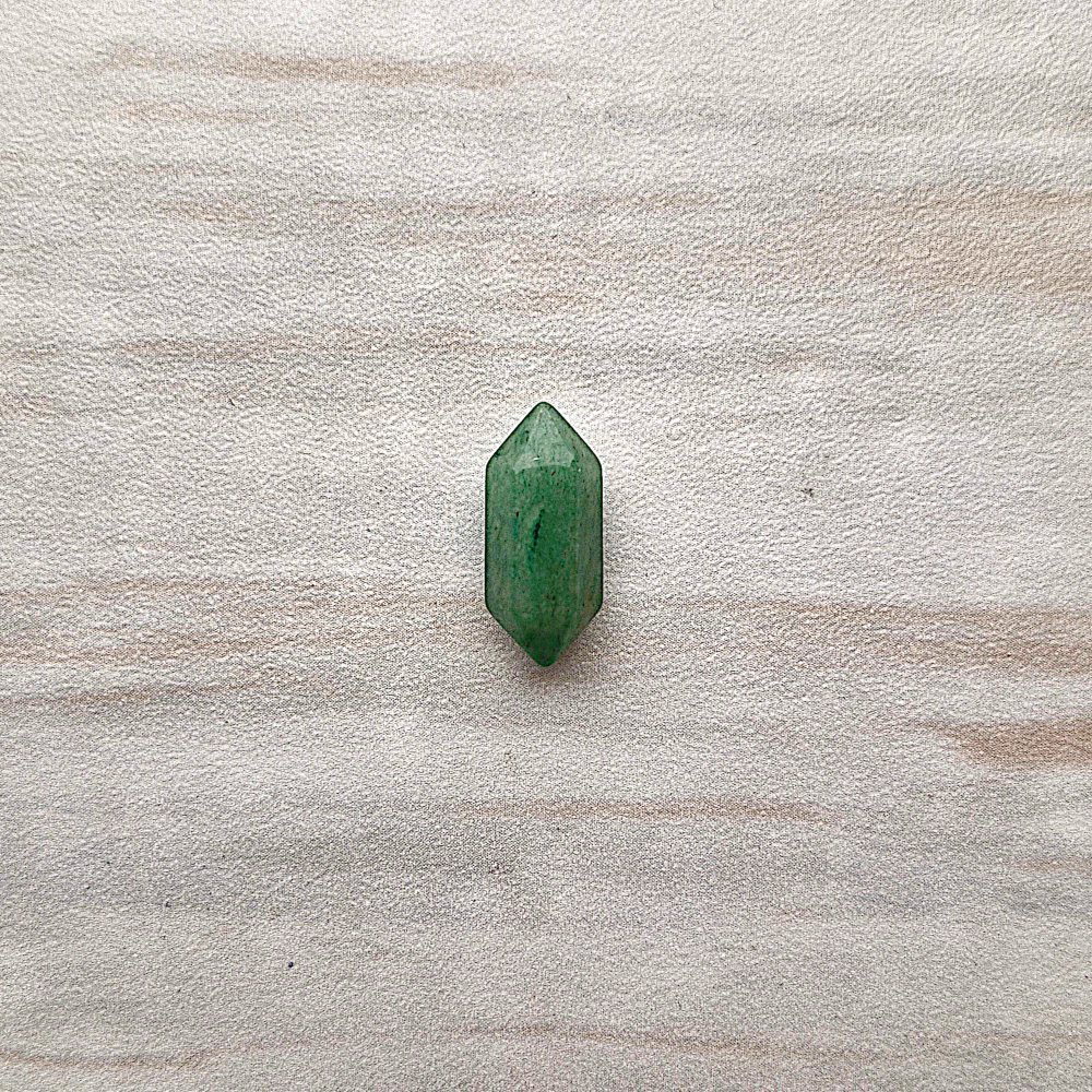 Green Jade Natural Double Terminated Crystal Nugget