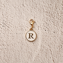 White Letter Charm