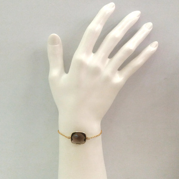 Smokey Quartz Single Bracelet