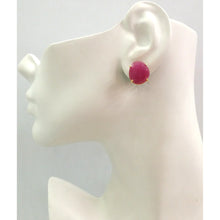 Ruby Stud with Green Agate, Citrine and Dumortierite Detachable Twinset Earrings
