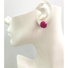 Ruby Stud with Citrine and Malachite Detachable Twinset Earrings