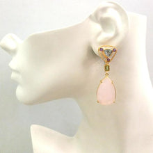 Amethyst and Blue Topaz Stud with Peridot and Rose Quartz Detachable Twinset Earrings