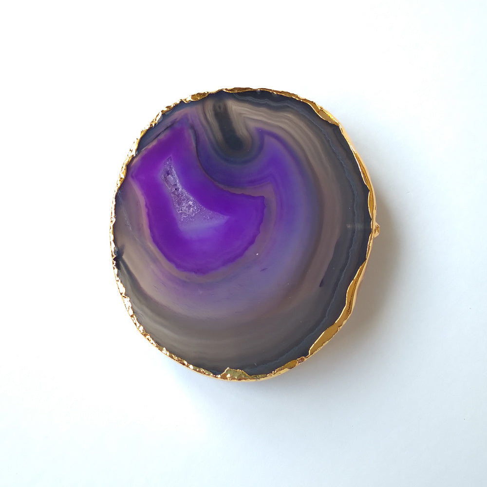 Purple Agate Geode Phone Grip
