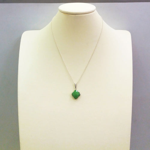Apple Green Chalcedony Single Pendant