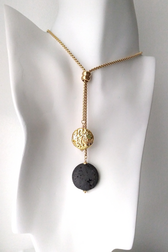 Sun and Moon Slider Necklace