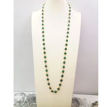 Emerald Jeweled Chain Necklace