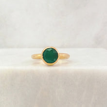 Green Agate Maxi Ring