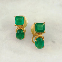 Green Agate Separates Earrings