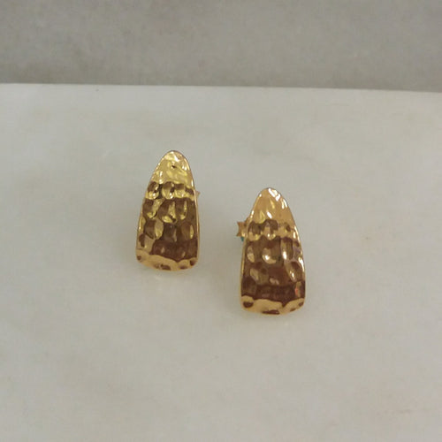 Hammered Stud Earrings