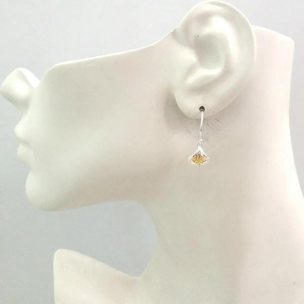2-tone Lily Drop Earrings