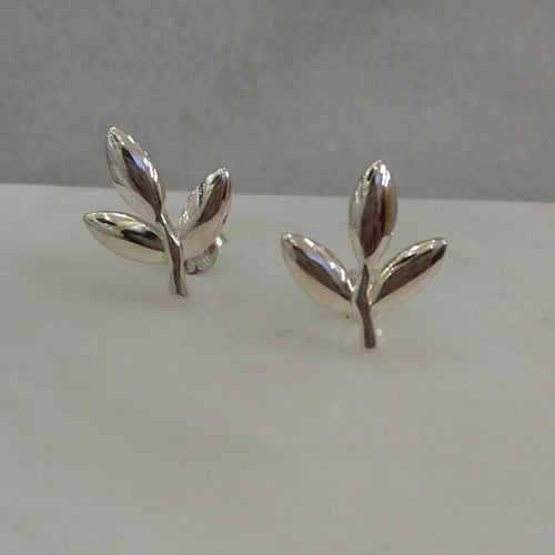 3 Leaf Stud Earrings