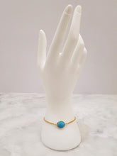 Turquoise Jeweled Slider Bracelet