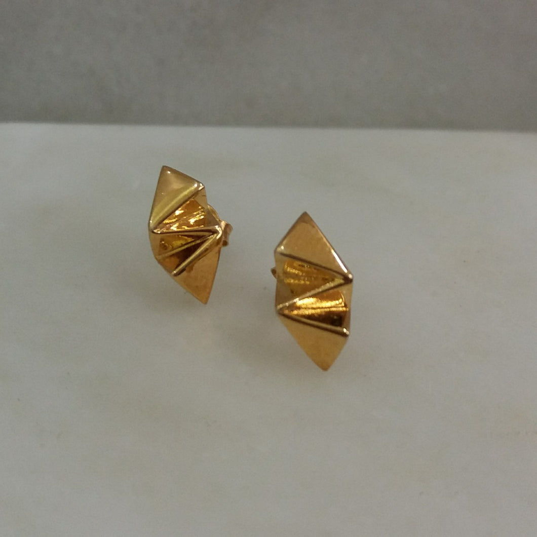 Origami Stud Earrings