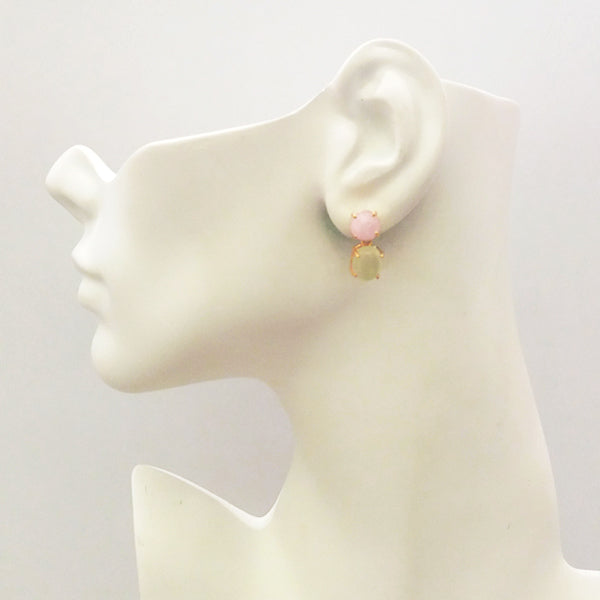 Kunzite & Prehnite Separates Earrings