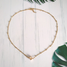 Love Cube Collarbone Necklace