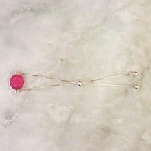 Pink Agate Jeweled Bracelet
