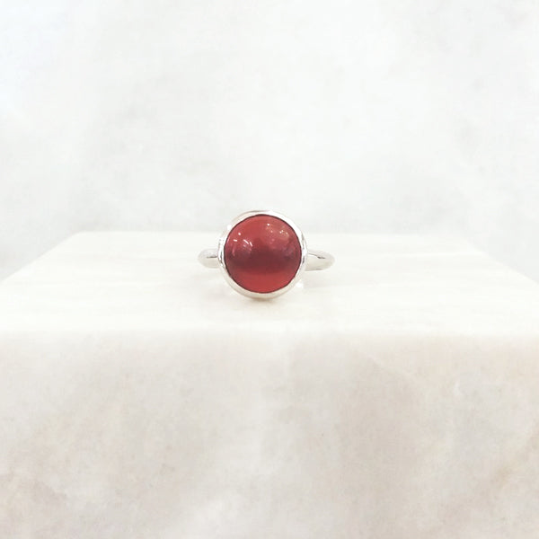 Red Carnelian Maxi Ring