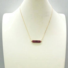 Ruby Single Horizontal Pendant