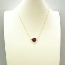 Ruby Single Horizontal Pendant