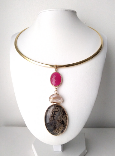 Ada 3 Collar Statement Necklace