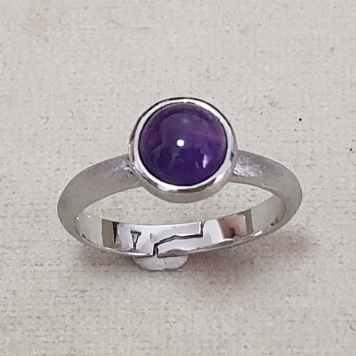 Amethyst Maxi Ring Matte Finish