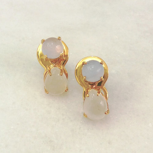 Blue Lace & Moonstone Separates Earrings