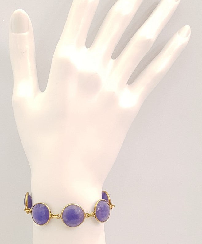 Blue Sapphire Jeweled Bracelet