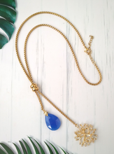Branch Coral with Jade Slider Necklace