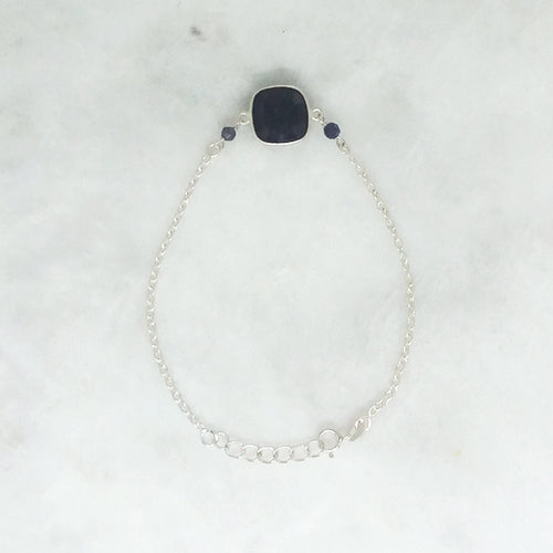 Blue Sapphire Single Bracelet