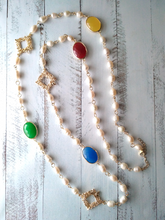 Clara 2 Jeweled Chain Necklace