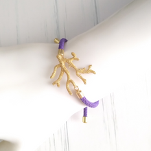 Dani Branch Coral Slider Bracelet