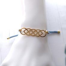 Dani Eternal Knot Corded Slider Bracelet