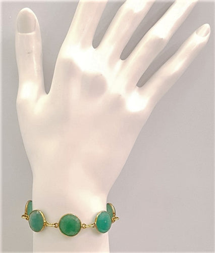 Emerald 5 Stone Bracelet