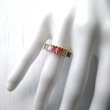 Rainbow Eternity Ring