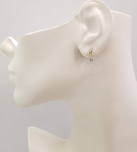 G Cleft Silver Stud Earrings