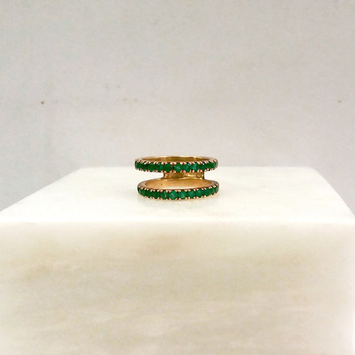 Green Agate Ring Cape