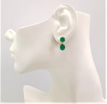 Green Agate Separates Earrings