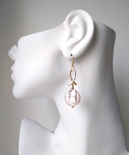 Infinity Ribbon Single Drop Earrings