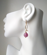 Infinity Ribbon Single Drop Earrings