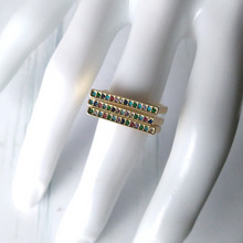 Jeweled Bar Stackable Ring