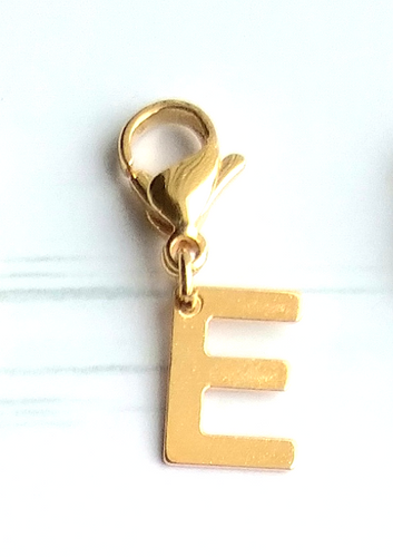 Letter E Charm
