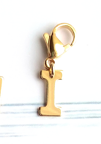 Letter I Charm