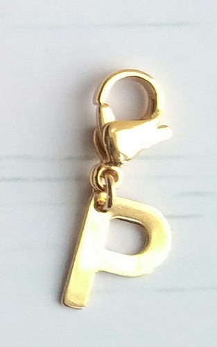 Letter P Charm
