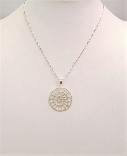 Nautilus Shell Silver Pendant