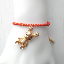 Olivia 2 'Bunnigurumi' Metallic Cord Slider Bracelet
