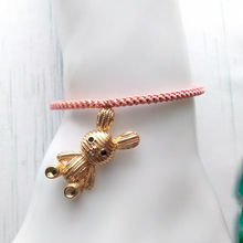 Olivia 2 'Bunnigurumi' Metallic Cord Slider Bracelet
