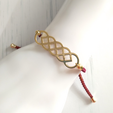 Olivia Eternal Knot Metallic Cord Slider Bracelet