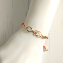 Olivia Infinite Love Metallic Cord Slider Bracelet